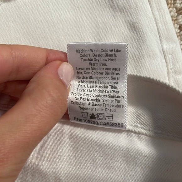 Current/Elliott The Boyfriend Short in Sugar - Picture 11 of 11